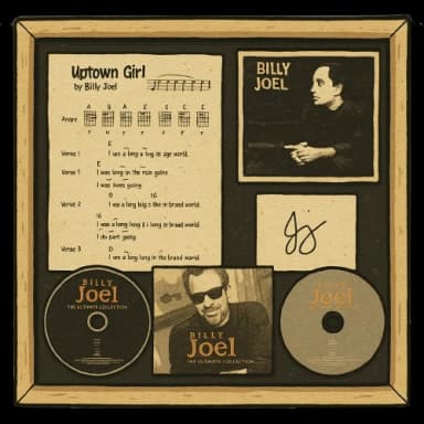 Signed Uptown Girl Framed